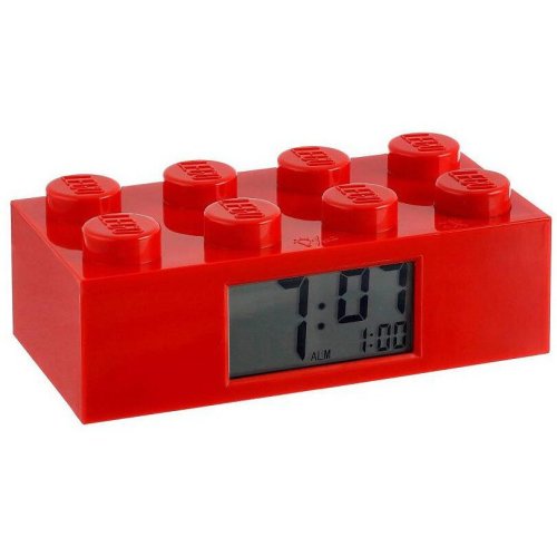LEGO® Ceas desteptator LEGO caramida rosie (9002168)