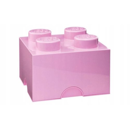 LEGO® Cutie depozitare LEGO 2x2 roz deschis (40031738)