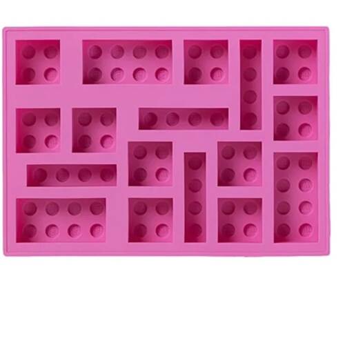 LEGO® Tava pentru cuburi de gheata LEGO roz, 41000002