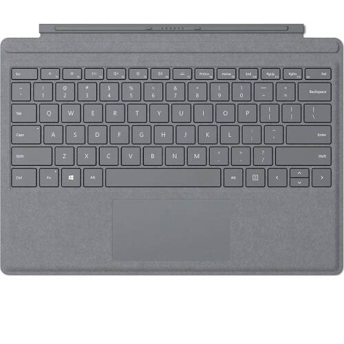Microsoft Tastatura Microsoft Signature FFP-00013 Type Cover pentru Microsoft Surface Pro 4/Pro, Gri