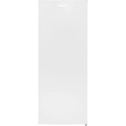 NobeLTek Congelator vertical static Nobeltek NFS-173WA, volum net 173 L, usi reversibile, clasa F, 5 sertare transparente, compartiment depozitare pizza, Alb