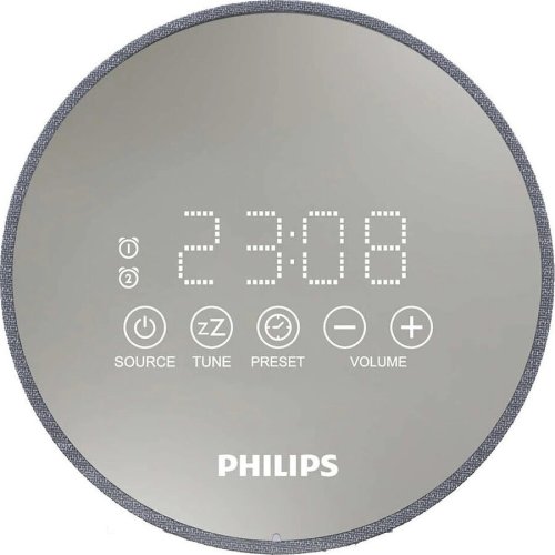 Philips Radio cu Ceas PHILIPS TADR402/12, Argintiu