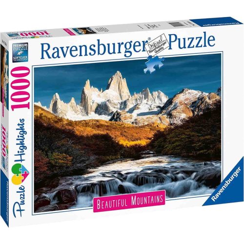 Ravensburger Puzzle Ravensburger Beautiful Mountains - Fitz Roy, Patagonia, 1000 piese