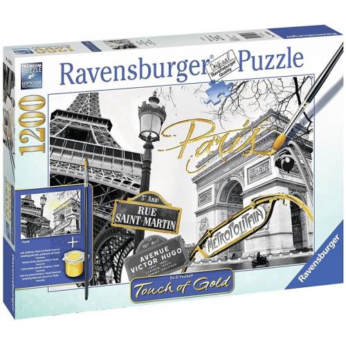 Ravensburger Puzzle Ravensburger Touch of Gold: Paris, 1200 piese, editie limitata (19935)