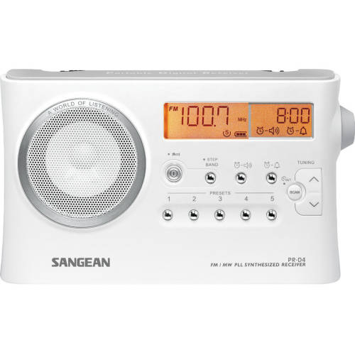 Sangean Radio Sangean PR-D5 Package (W), alb
