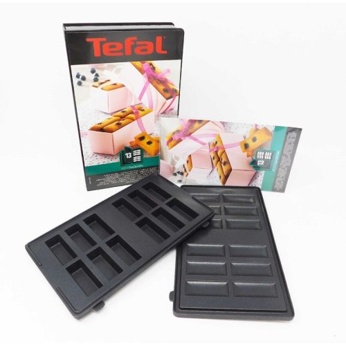 Tefal Set 2 placi pentru Mini Lingoti Tefal Snack Collection nr 13+ Carte de retete