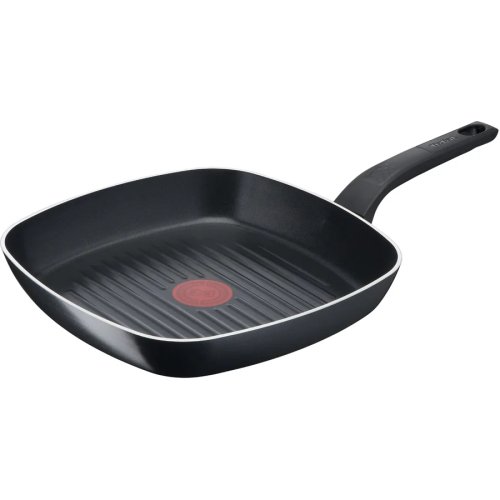 Tefal Tigaie grill Tefal Simply Clean, Thermo-Signal, invelis antiaderent din titan, 26X26 cm