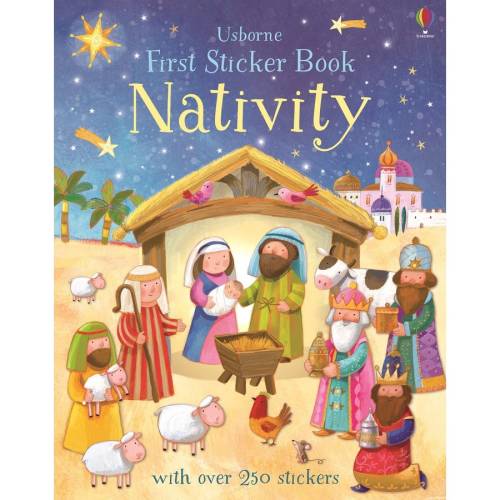 Usborne First Sticker Nativity - Carte Usborne (3+)