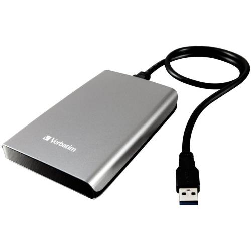 Verbatim HDD extern Verbatim Store n go 1TB USB 3.0, argintiu