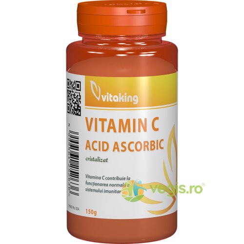 Acid Ascorbic (Vitamina C) Pulbere 150g
