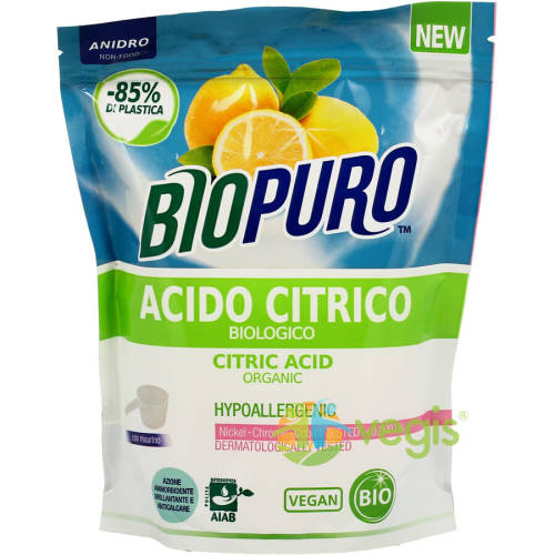Acid Citric pentru Menaj Ecologic/Bio 450g