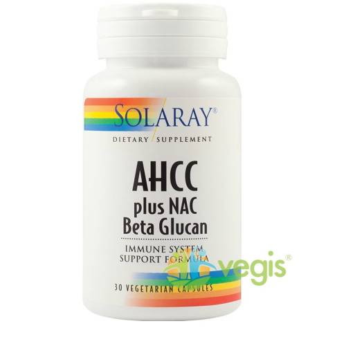 Solaray - Ahcc plus nac & beta glucan 30cps