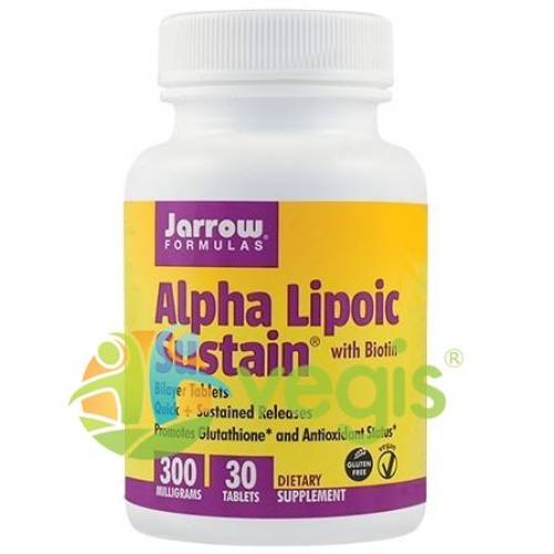 Jarrow formulas - Alpha lipoic sustain 300mg 30cpr