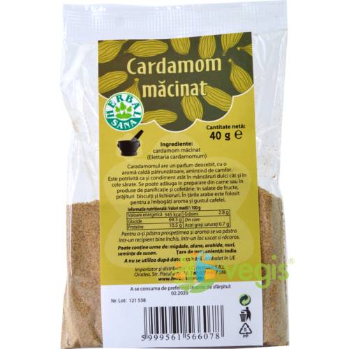Herbavit - Cardamom macinat 40g