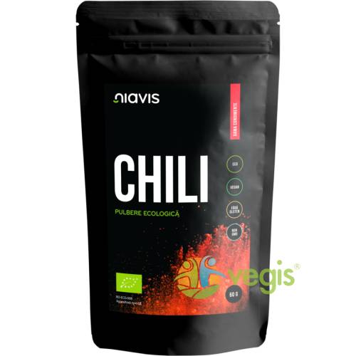 Niavis - Chili pulbere ecologica/bio 60g