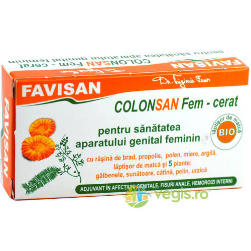Favisan - Colonsan fem cerat cu laptisor de matca bio (femei) 19g