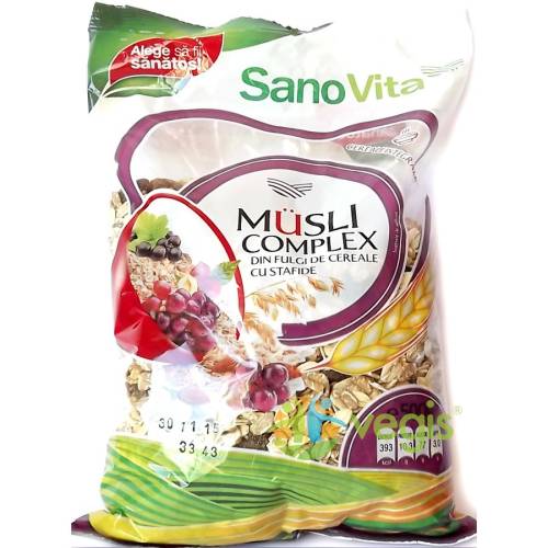 Sanovita - Complex fulgi cereale stafide 500g