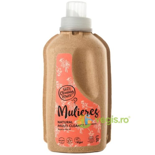 Mulieres - Detergent concentrat multi cleaner cu 99% ingrediente naturale rose garden 1l