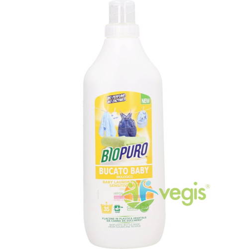 Detergent Lichid Hipoalergenic pentru Rufele Bebelusilor Ecologic/Bio 1000ml