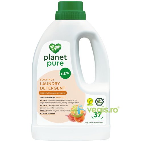Detergent Lichid pentru Rufe cu Nuci de Sapun Ecologic/Bio 1.48L