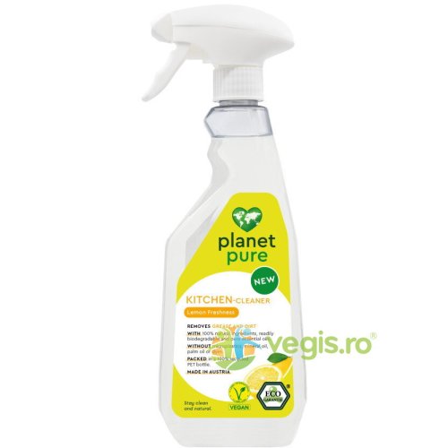 Planet pure - Detergent pentru bucatarie cu lamaie ecologic/bio 500ml