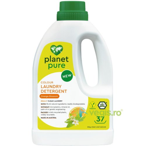 Detergent pentru Rufe Colorate cu Flori de Portocal Ecologic/Bio 1.48L