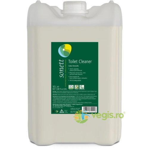 Sonett - Detergent pentru toaleta cu cedru si citronella ecologic/bio 10l