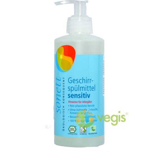 Sonett - Detergent pentru vase senzitiv neutru ecologic/bio 300ml
