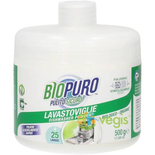 Detergent Pudra pentru Masina de Spalat Vase Ecologic/Bio 500g