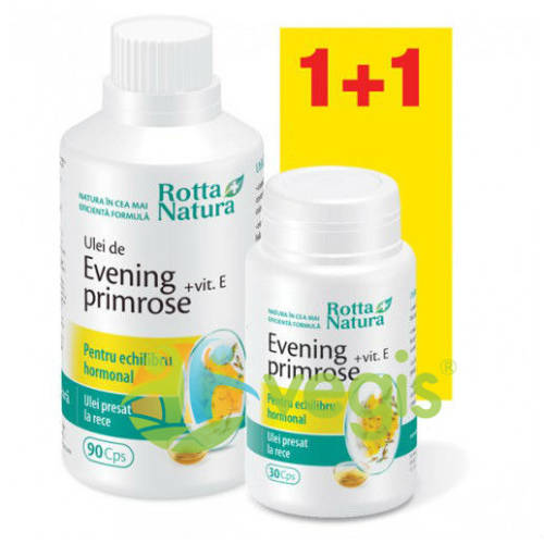 Rotta natura - Evening primrose + vitamina e 90cps+30cps gratis