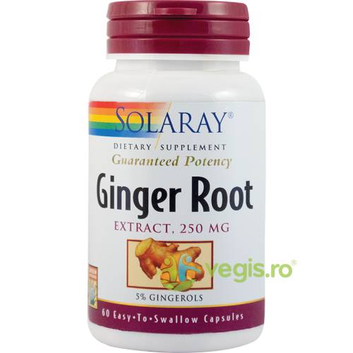 Solaray - Ginger root (ghimbir) 60cps