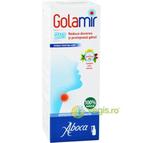 Aboca - Golamir 2act spray pentru gat 30ml