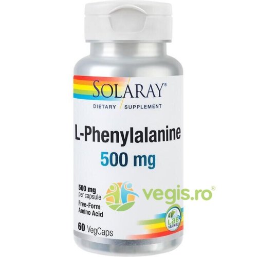 Solaray - L-phenylalanine 500mg 60cps(l-fenilalanina)