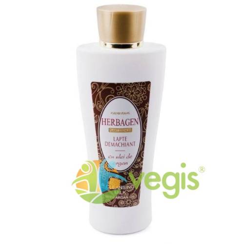 Herbagen - Lapte demachiant cu ulei de argan 200ml