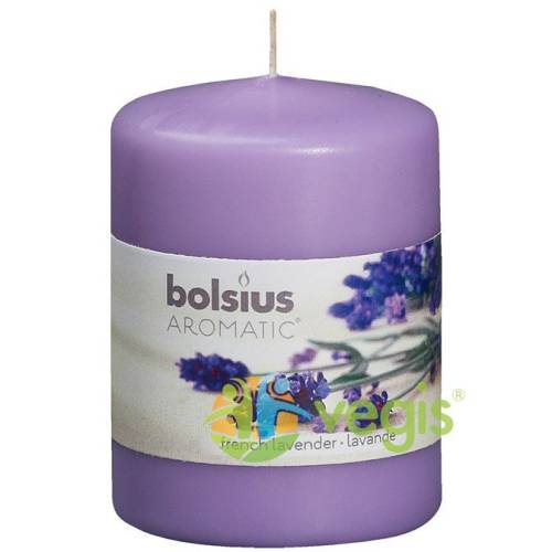 Bolsius - Lumanare parfumata stalp cu aroma lavanda 80x60