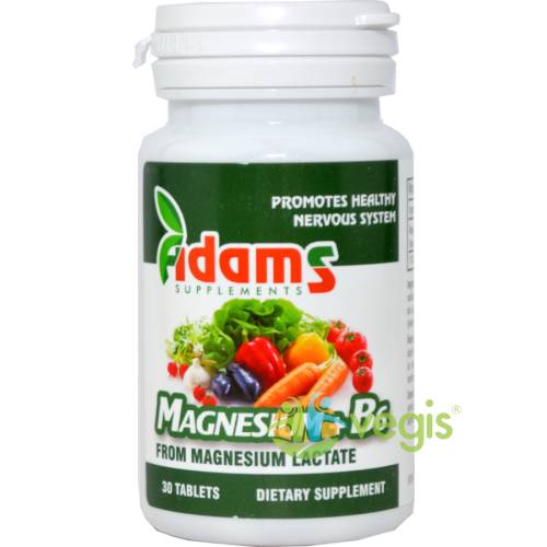 Adams vision - Magneziu+b6 30cpr