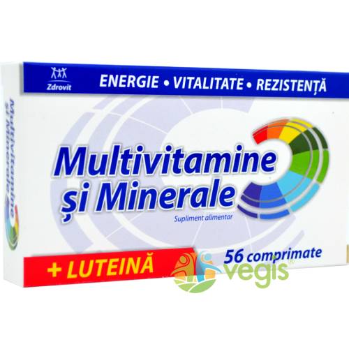 Zdrovit - Multivitamine si minerale + luteina 56cpr