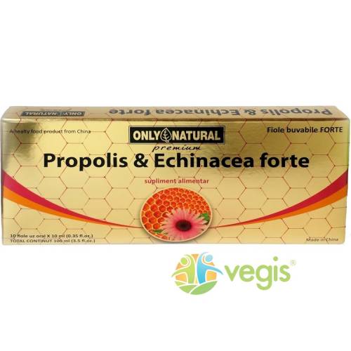 Only natural - On propolis + echinacea forte 10fiole*10ml 1000mg+1000mg