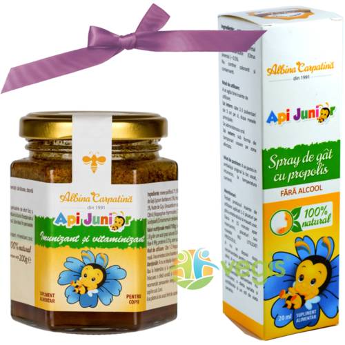 Albina carpatina - Pachet imunitate pentru copii apijunior