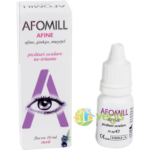 Afomill - Picaturi oculare cu afine 10ml