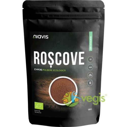 Niavis - Roscove (carob) pudra ecologica/bio 250g
