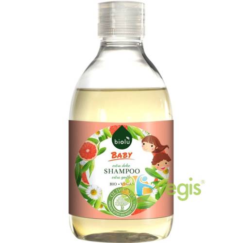 Biolu - Sampon pentru copii cu ulei de grapefruit eco/bio 300ml