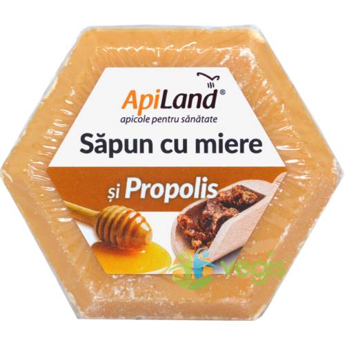 Apiland - Sapun natural cu miere si propolis 100gr