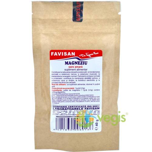 Favisan - Sare amara (sulfat de magneziu) 40gr