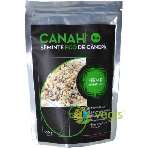 Seminte Decorticate de Canepa Ecologice/Bio 100g