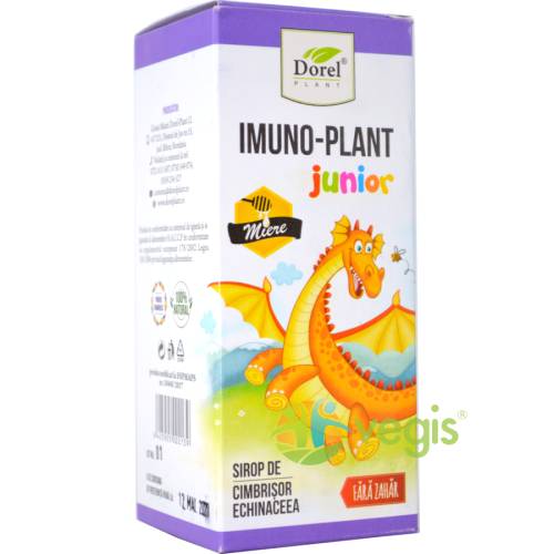 Dorel plant - Sirop imuno plant junior cu miere 200ml