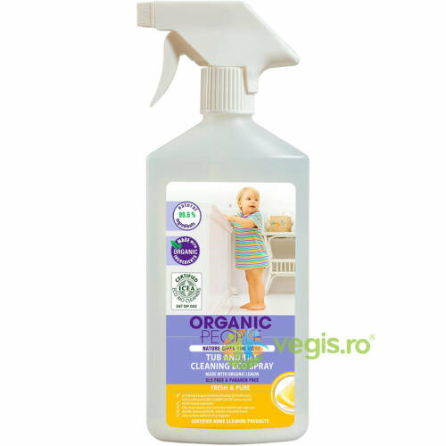 Organic people - Solutie pentru curatarea baii cu lamaie ecologica/bio 500ml
