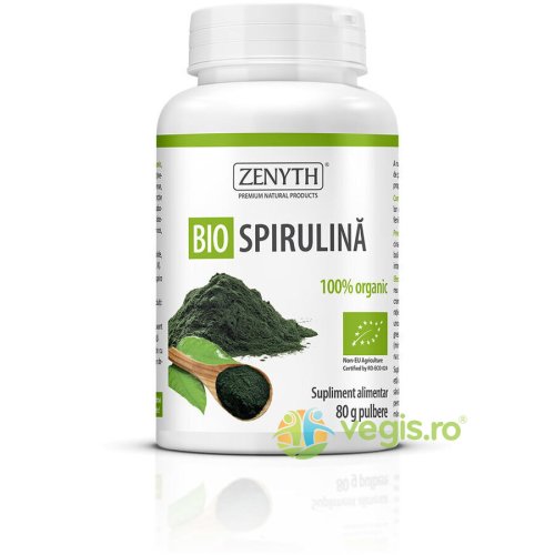 Zenyth pharma - Spirulina pulbere ecologica/bio 80g