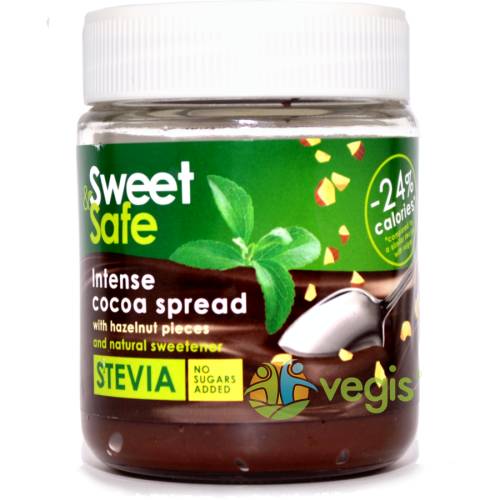 Sweet&Safe Crema Intensa de Cacao cu Alune si Stevie 220g