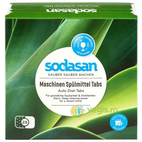 Sodasan - Tablete pentru masina de spalat vase 25x20g